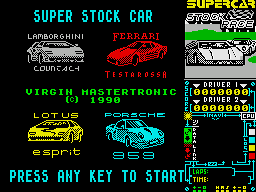 Super Stock Car (1990)(Mastertronic Plus)